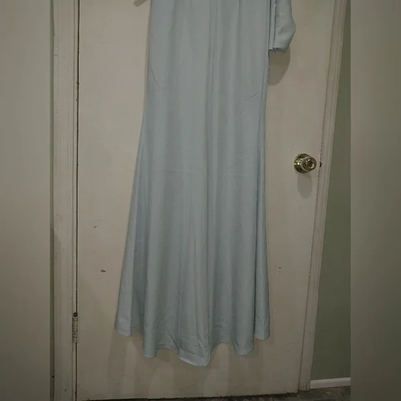 Mac Duggal Light Blue One Shoulder Dress - Picture 12 of 16